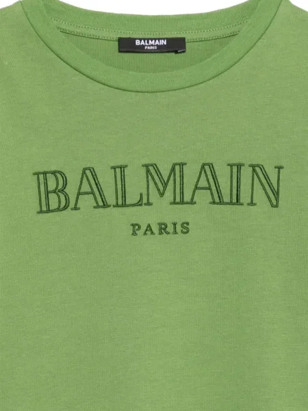 Dětské tričko Balmain zelené