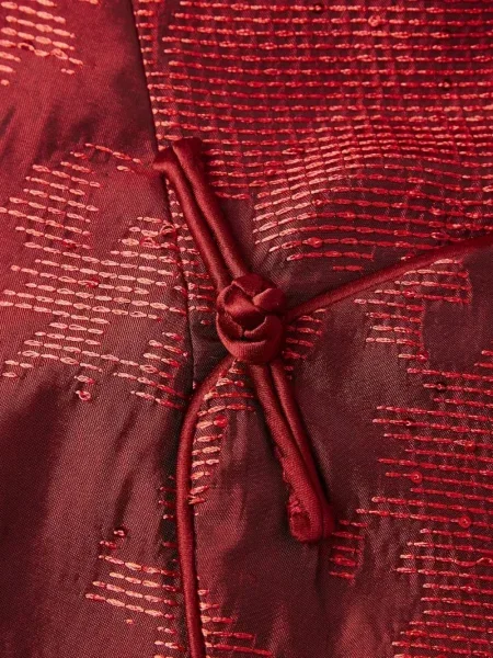 Rochie Shanghai Tang de costum roșu