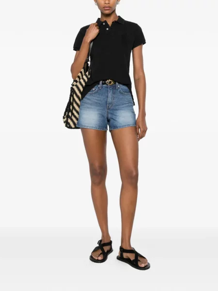 Scurt top Polo Ralph Lauren negru
