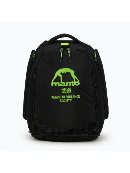 Plecak Manto Society XL black/green czarny