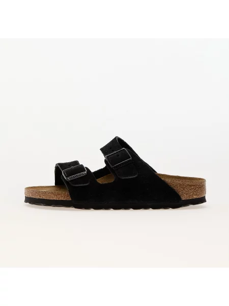 Klapki Birkenstock skórzane czarne