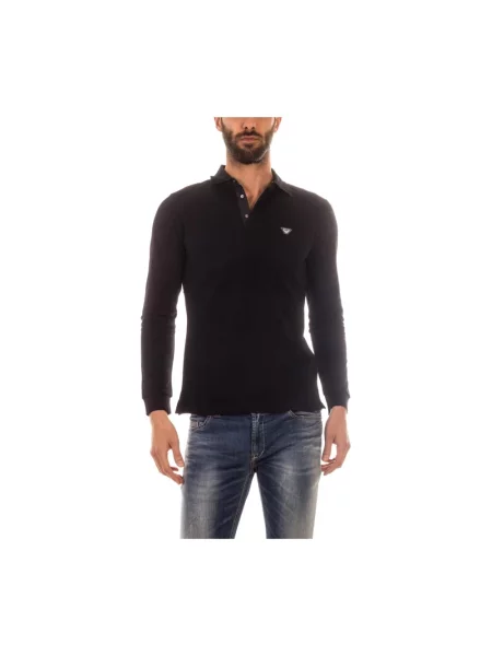 Koszulka polo Armani Jeans czarna