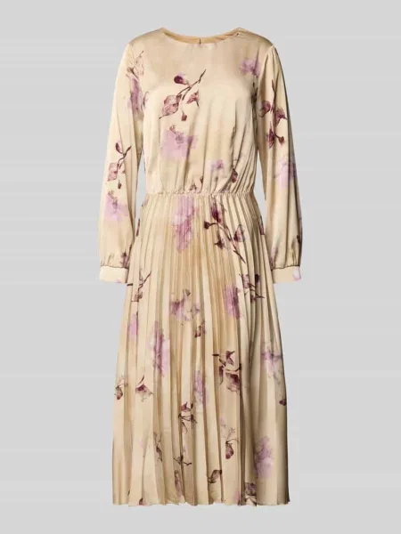 Sukienka koktajlowa z plisami Rinascimento