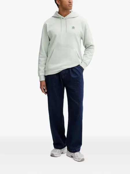 Csíkos tornaterem rövidnadrág Adidas nyomtatás kék