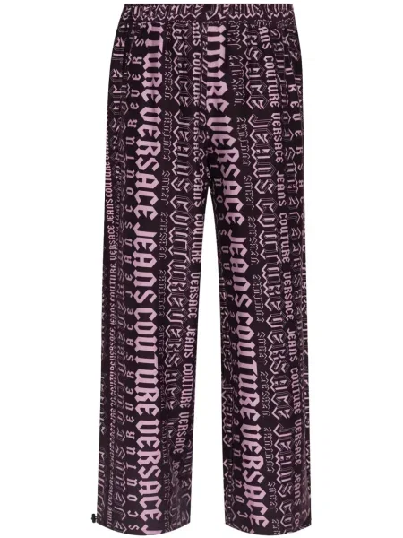 Pantaloni de trening Versace Jeans Couture negru