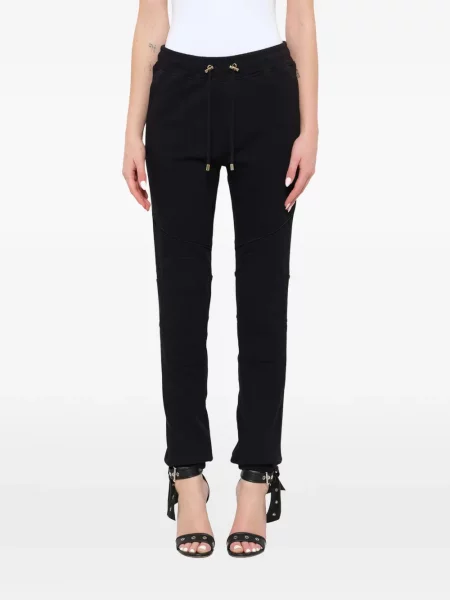 Pantaloni Balmain alergare negru