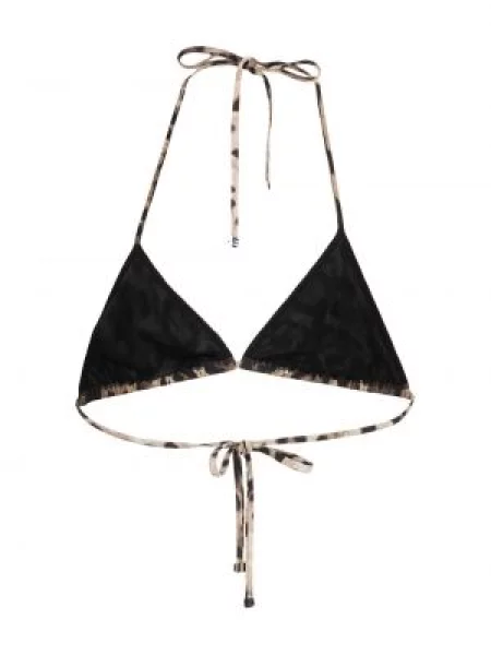 Raštuotas bikinis Dolce & Gabbana leopardinis ruda