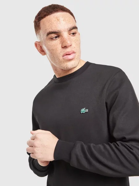 Lacoste Bluza Dbl Knit Sweat czarna