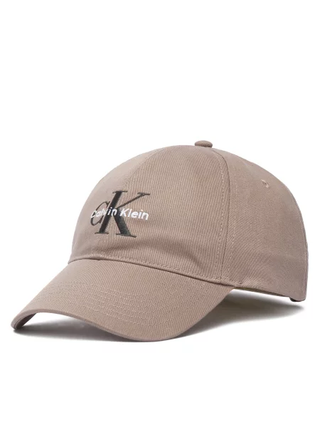 Σκούφος Calvin Klein με κέντημα μπεζ