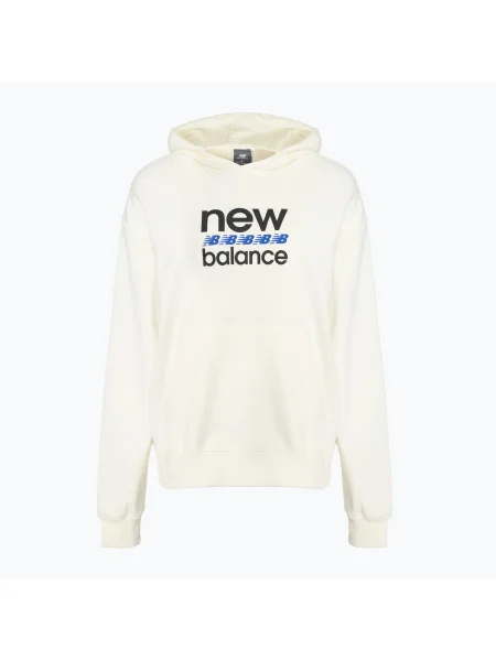 Хавлиени суичър с качулка New Balance зелено