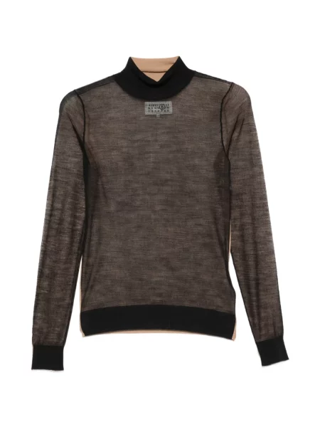 Pulover Mm6 Maison Margiela tricotate negru