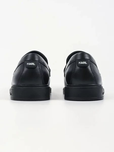 Karl Lagerfeld mocasini de piele KORI negru
