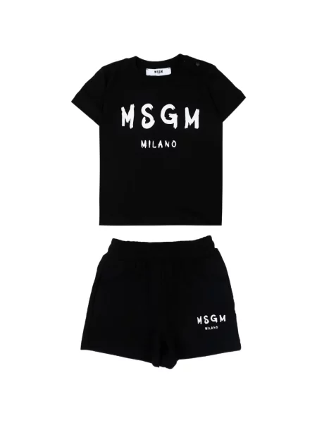 Szorty dziecięce Msgm czarne