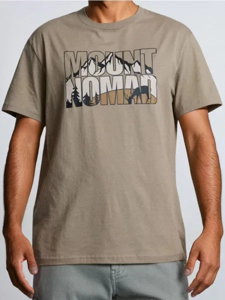 Sinsay Koszulka z krótkim rękawem brązowy