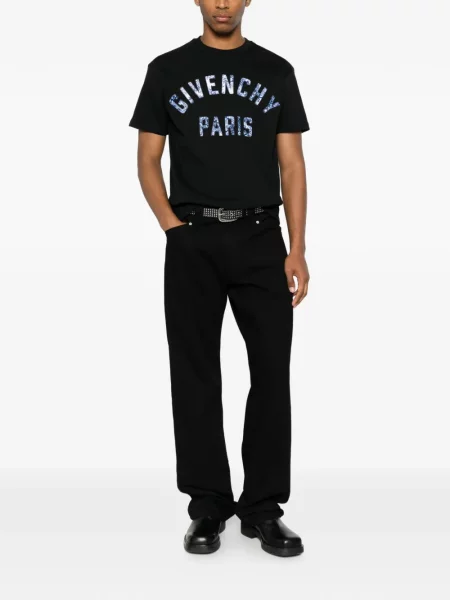 Tricou Givenchy cu aplicații negru