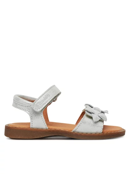 Босоніжки Froddo Lore Flowers M срібний