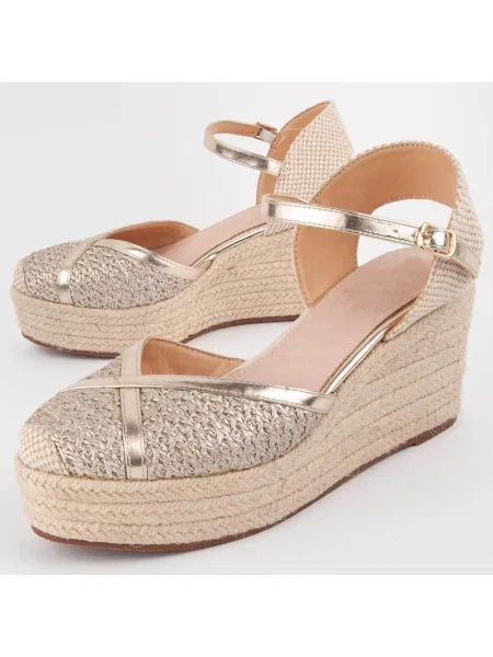 Pantofi Montevita auriu