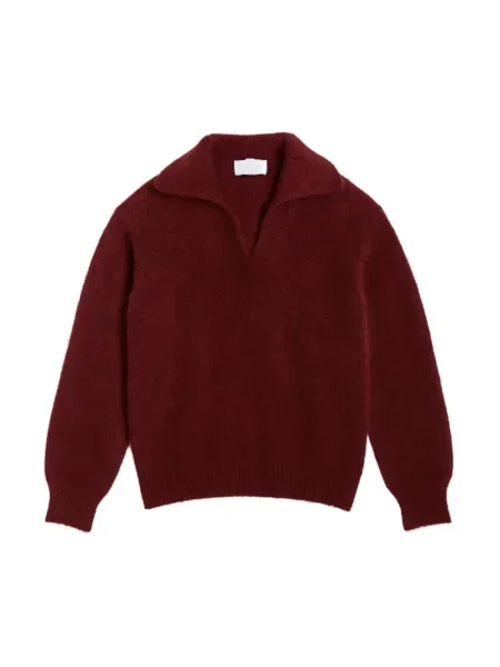 Dzianinowy sweter Opal Studio czerwony