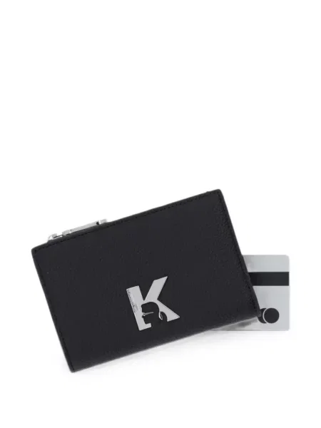 Novčanik Karl Lagerfeld Jeans s autogramom crna