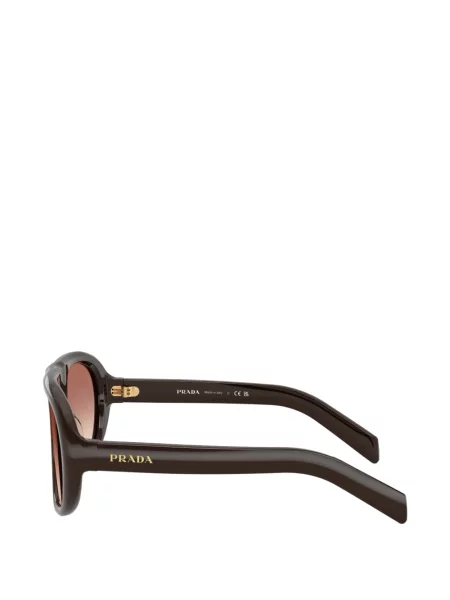 Napszemüveg Prada Eyewear autogrammal barna