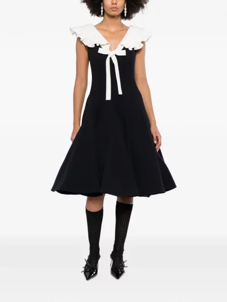 Gulerat rochie Shushu/tong cu funde negru