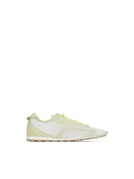 Buty do tenisa Jacquemus skórzane do tenisa żółte