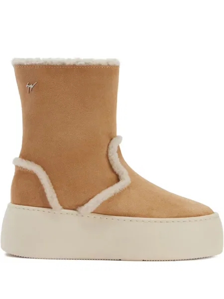 Botine Giuseppe Zanotti cu platformă maro