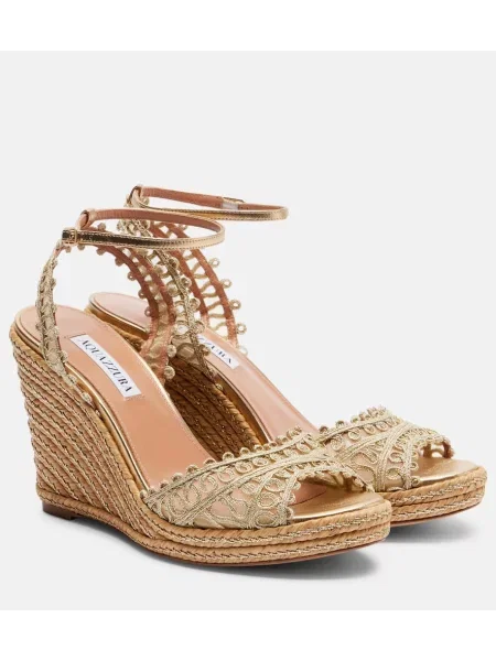 Espadrile Aquazzura zlata