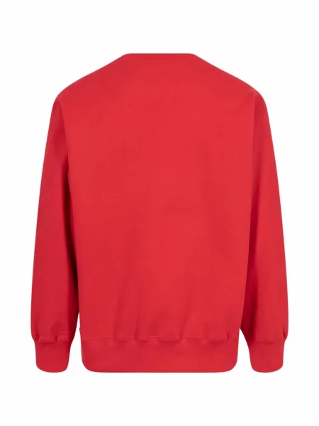 Bluza Supreme z okrągłym dekoltem czerwona
