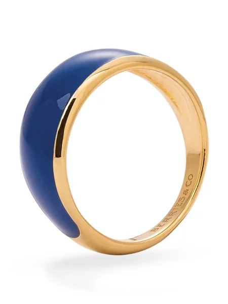 BERRIES inel pentru femei din argint placat cu aur Viva Blueberry Mini Ring