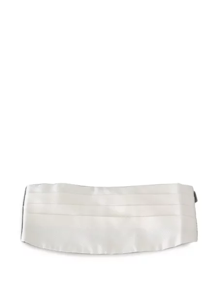 Curea Dolce & Gabbana de mătase alb