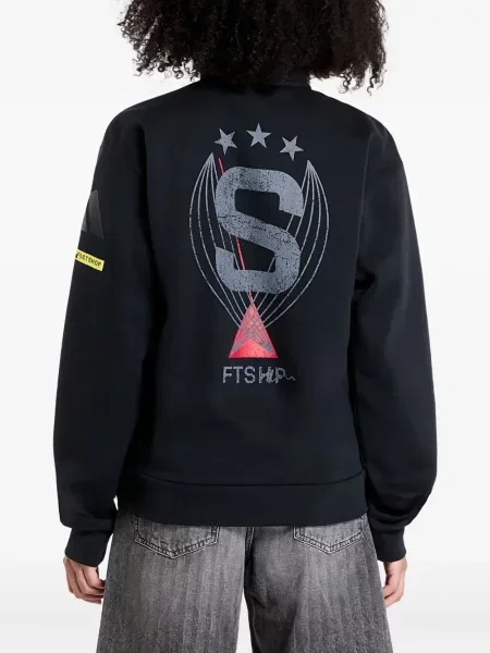 Pălărie Adidas cu dungi cu imagine de costum albastru