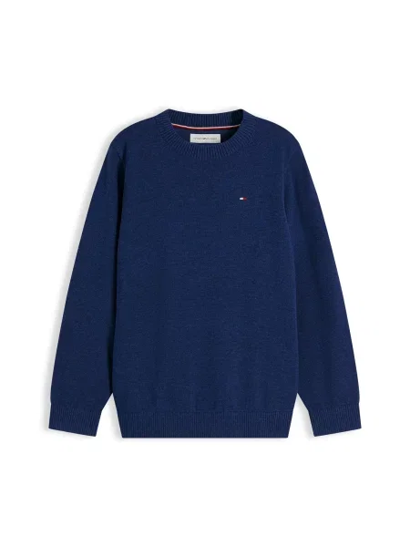 TOMMY HILFIGER Πουλόβερ Essential Flag Embroidery ναυτικό μπλε