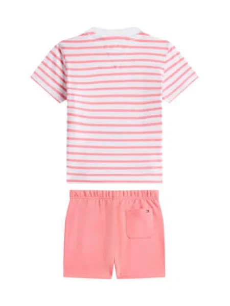 Dětské tričko Tommy Hilfiger růžové