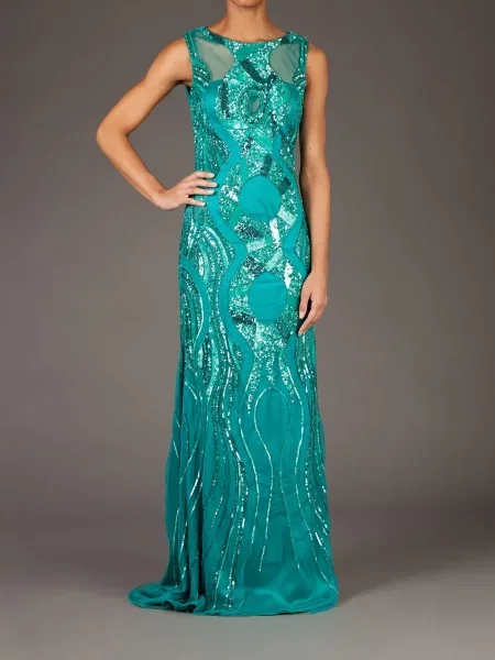 Rochie Georges Mak de costum albastru