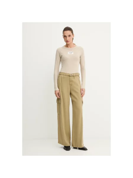 Szerokie jeansy Levi's zielone
