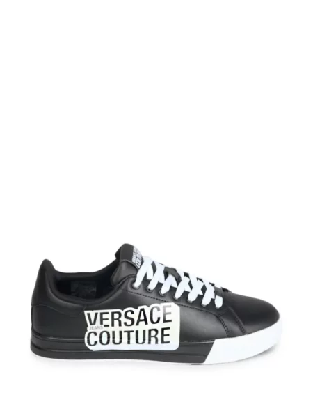 Sneakerși Versace Jeans Couture cu imagine negru