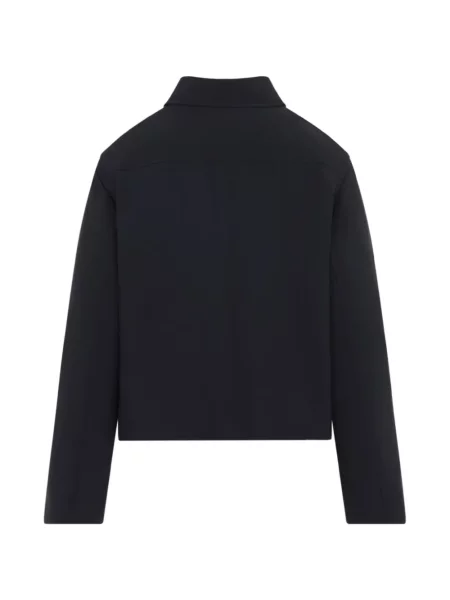 Gulerat geacă Jil Sander albastru