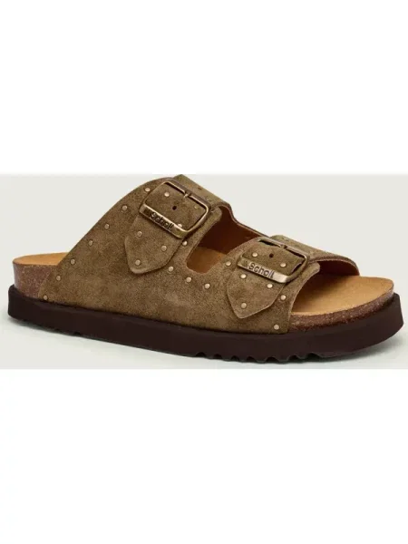 Scholl Șlapi BEATRIZ | piele întoarsă