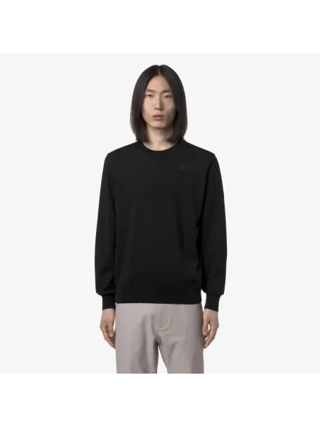 Sweter K-way wełniany czarny