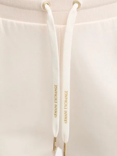 Спортивные штаны Armani Exchange с аппликацией бежевые