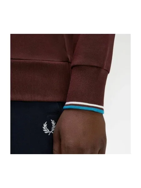 Geacă Fred Perry cu decolteu rotund bej