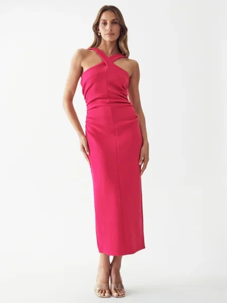 BWLDR Rochie de cocktail VERITA' roz