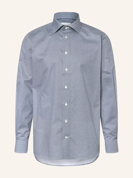 Eton Košile Contemporary Fit tmavě modrá / tmavě modrá bílá