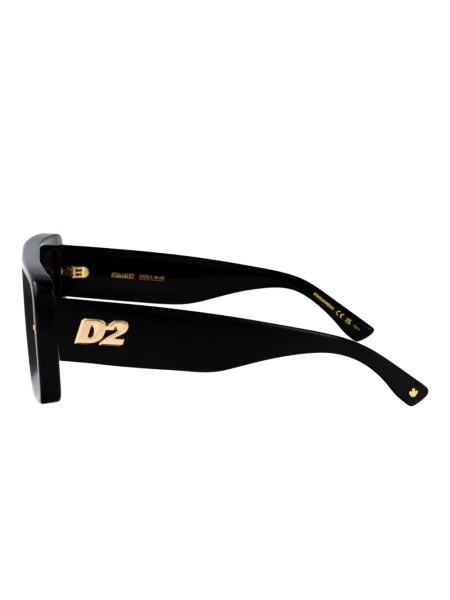 Ochelari de soare pătrați Dsquared2 Eyewear negru