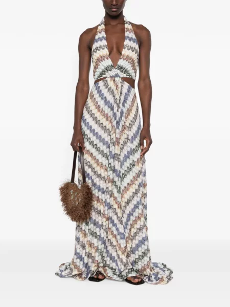 Rochie maxi Missoni tricotate