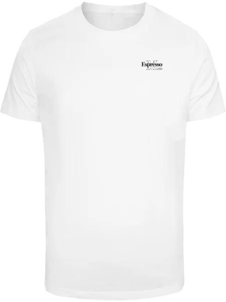 Mister Tee Tricou Espresso M Club maro închis / negru alb