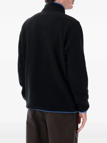 Fleece θραύση πουλόβερ Patagonia μαύρο