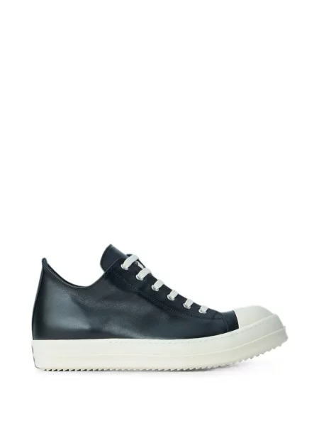 Sneakerși Rick Owens cu șireturi din dantelă negru