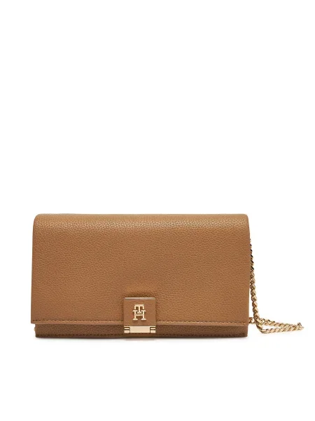 Tommy Hilfiger crossbody kabelka dámska z imitácie kože béžová